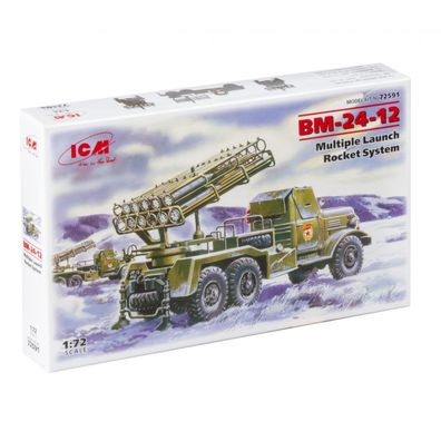ICM - BM-24-12 - Russischer Raketenwerfer - 1:72 - 138 Teile