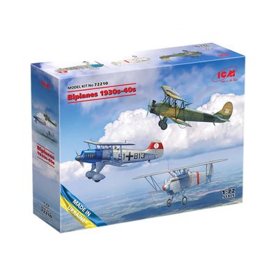 ICM - Biplanes of the 1930s and 1940s - 1:72 - 186 Teile