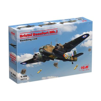 ICM - Bristol Beaufort Mk.I Bombing raid - 1:48 - 317 Teile
