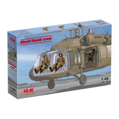 ICM - Black Hawk crew - 1:48 - 32 Teile - 3 Figuren
