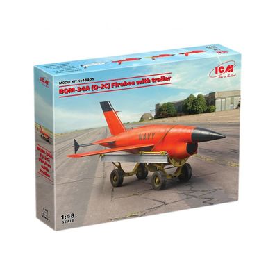 ICM - BQM-34A (Q-2C) Firebee mit Trailer - 1:48 - 36 Teile