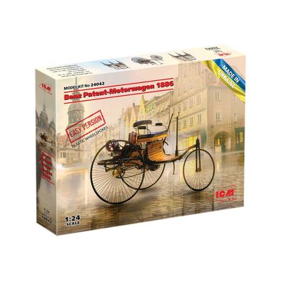 ICM - Benz Patent-Motorwagen 1886 EASY Version - 1:24 - 88 Teile