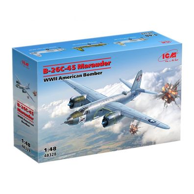 ICM - B-26C-45 Marauder - WWII American Bomber - 1:48 - 362 Teile