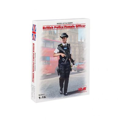 ICM - British Police Female Officer - 1:16 - 40 Teile