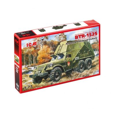 ICM - BTR-152S - Armoured Command Vehicle - 1:72 - 64 Teile
