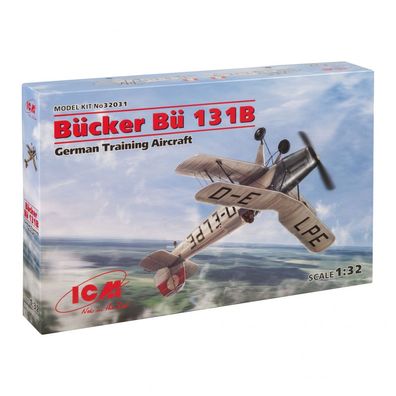 ICM - Bücker Bü 131B - German Training Aircraft - 1:32 - 88 Teile