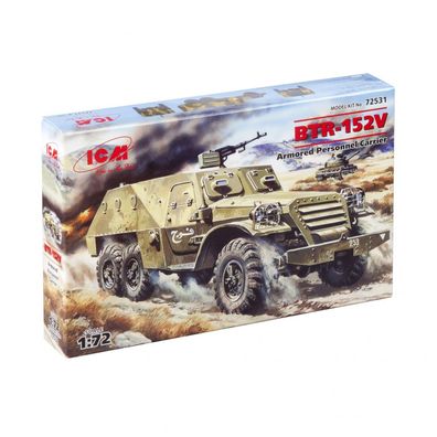 ICM - BTR-152V - Armoured Personnel Carrier - 1:72 - 61 Teile