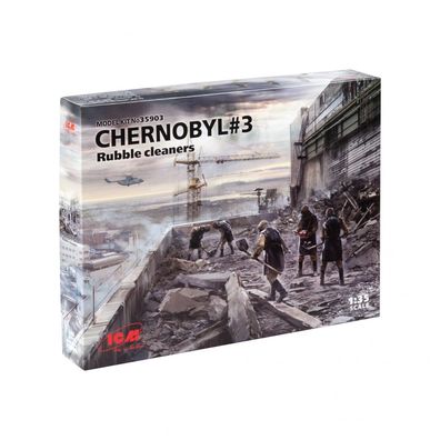 ICM - Chernobyl #3 Rubble Cleaners - 1:35 - 5 Figuren