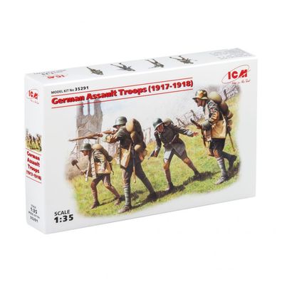 ICM - Deutsche Sturmtruppen 1917-1918 - 1:35 - 4 Figuren