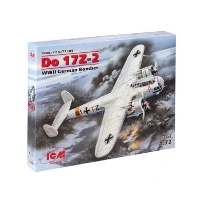 ICM - Do 17Z-2 - WWII German Bomber - 1:72 - 180 Teile