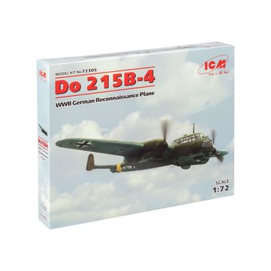 ICM - Do 215B-4 - WWII German Reconnaissance Plane - 1:72 - 190 Teile