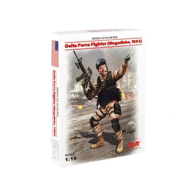 ICM - Delta Force Fighter - Mogadishu 1993 - 1:16 - 40 Teile