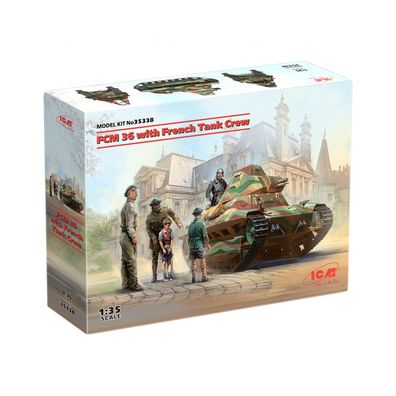 ICM - FCM 36 mit französischer Panzerbesatzung - 1:35 - 192 Teile