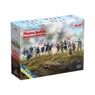 ICM - Fierce Battle - American Civil War - 1:35 - 477 Teile