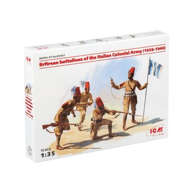ICM - Eritreische Bataillone der italienischen Kolonialarmee 1939-1940 - 1:35 - 4 Fig