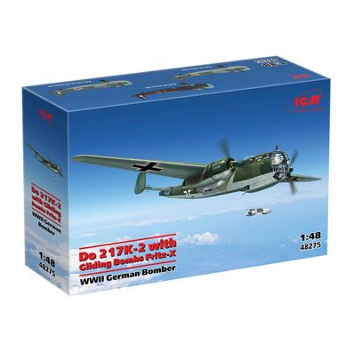 ICM - Do 217K-2 with Gliding bombs Fritz-X - 1:48 - 233 Teile
