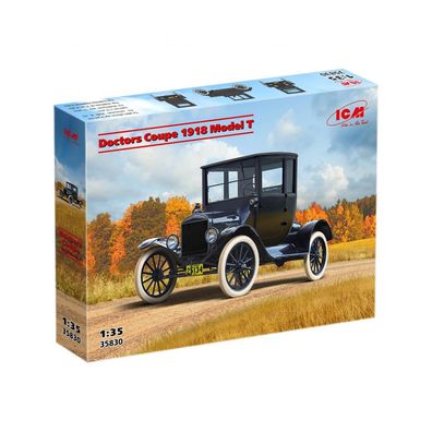 ICM - Doctors Coupe 1918 Model T - American Car - 1:35 - 98 Teile
