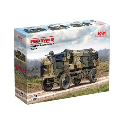 ICM - FWD Type B - WWI US Ammunition Truck - 1:35 - 223 Teile