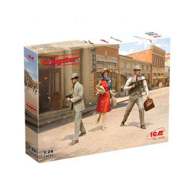 ICM - Gangsters - 1:24 - 3 Figuren