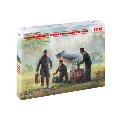 ICM - German Luftwaffe Ground Personnel 1939-1945 - 1:32 - 3 Figuren
