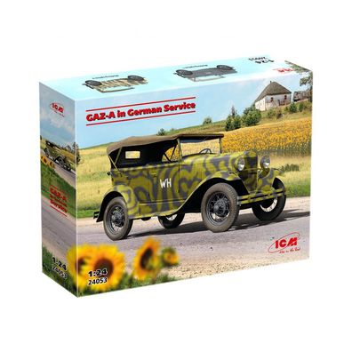 ICM - GAZ-A in German Service - 1:24 - 201 Teile