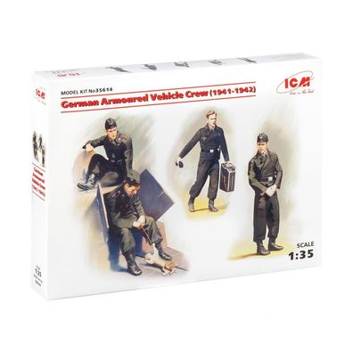 ICM - German Armoured Vehicle Crew (1941-1942) - 1:35 - 5 Figuren