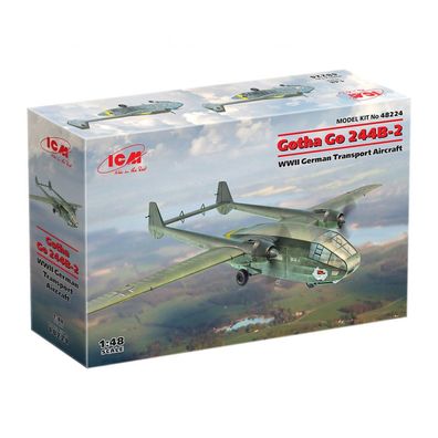 ICM - Gotha Go 244B-2 - WWII German Transport Aircraft - 1:48 - 266 Teile