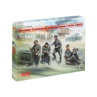 ICM - German Command Vehicle Crew (1939-1942) - 1:35 - 4 Figuren