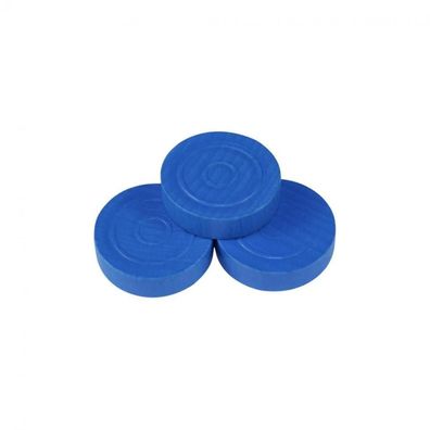 Damestein - Mühle - Backgammon - 31x8mm - blau