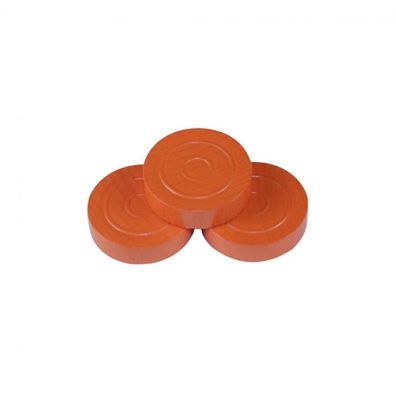 Damestein - Mühle - Backgammon - 31x8mm - orange
