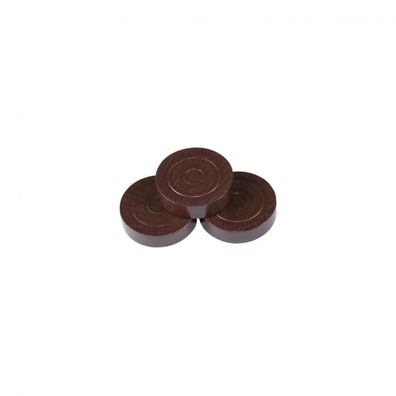 Damestein - Mühle - Backgammonstein - 21x7mm - braun