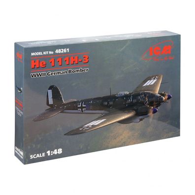 ICM - He 111H-3 - WWII German Bomber - 1:48 - 324 Teile