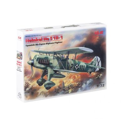 ICM - Heinkel He 51 B-1 - 1:72 - 58 Teile