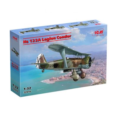 ICM - Hs 123A Legion Condor - 1:32 - 197 Teile