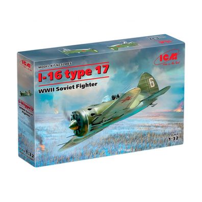 ICM - I-16 type 17 - WWII Soviet Fighter - 1:32 - 121 Teile