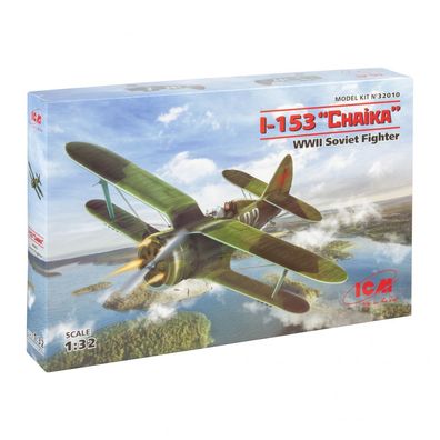 ICM - I-153 Chaika WWII Soviet Fighter - 1:32 - 176 Teile