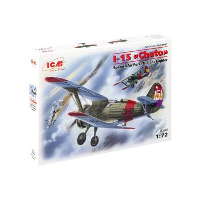 ICM - I-15 Chato Spanish Air Force Fighter - 1:72 - 53 Teile