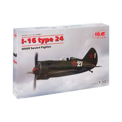 ICM - I-16 type 24 - WWII Soviet Fighter - 1:32 - 115 Teile