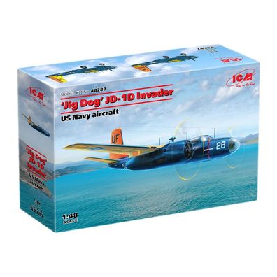 ICM - Jig Dog JD-1D Invader - U.S. Navy Utility Aircraft - 1:48 - 208 Teile