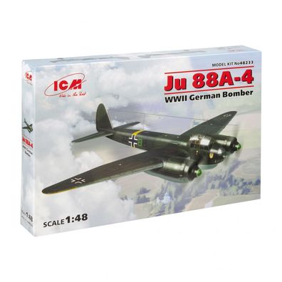 ICM - Ju 88A-4 - WWII German Bomber -1:48 - 236 Teile