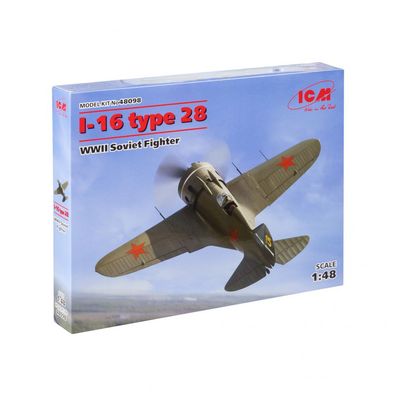 ICM - I-16 Type 28 - WWII Soviet Fighter - 1:48 - 92 Teile