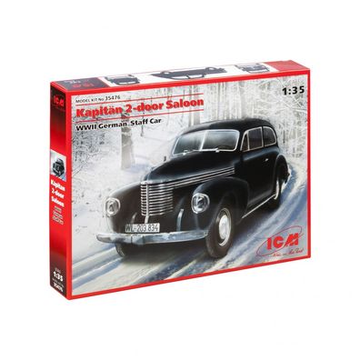 ICM - Kapitän 2-door Saloon - WWII German Staff Car - 1:35 - 147 Teile