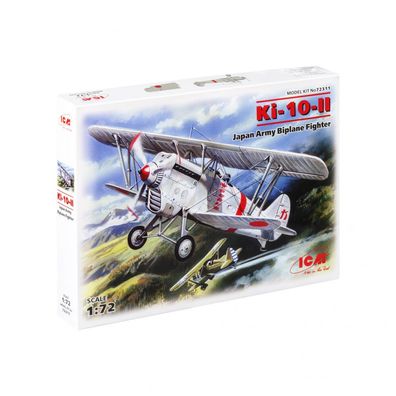 ICM - Ki-10-II - Japan Army Biplane Fighter - 1:72 - 34 Teile