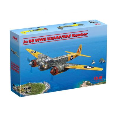 ICM - Ju 88 WWII USAAF/RAF Bomber - 1:48 - 271 Teile