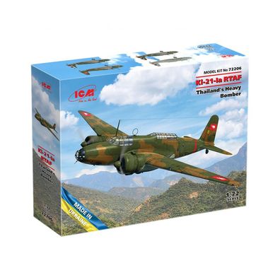 ICM - Ki-21-Ia RTAF Thailand Heavy Bomber - 1:72 - 163 Teile