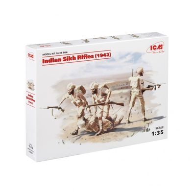 ICM - Indian Sikh Rifles 1942 - 1:35 - 4 Figuren