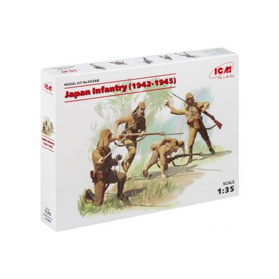 ICM - Japan Infantry 1942-1945 - 1:35 - 4 Figuren