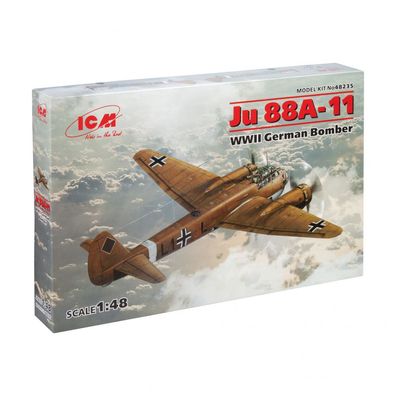 ICM - Ju 88A-11 - WWII German Bomber - 1:48 - 226 Teile
