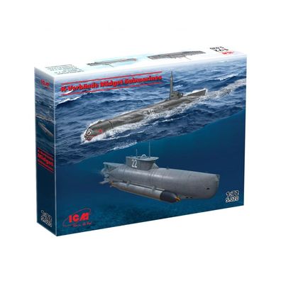 ICM - K-Verbände Midget Submarines (Seehund und Molch) - 1:72 - 20 Teile