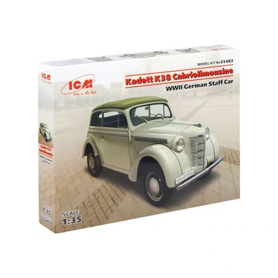 ICM - Kadett K38 Cabriolimousine - WWII German Staff Car - 1:35 - 143 Teile